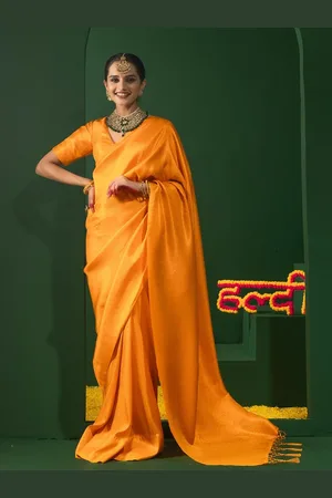 Triyah Woven Design Zari Banarasi Saree
