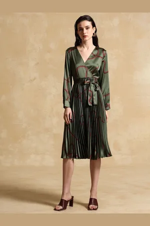 Kazo Women Printed Midi Dress