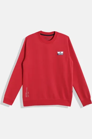Nautica Boys Round Neck Printed Detail Sweatshirt