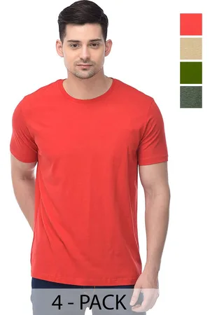 Color Capital Unisex Pack Of 4 Cotton T-Shirts