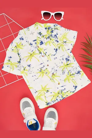 Pantaloons Boys Opaque Printed Casual Shirt