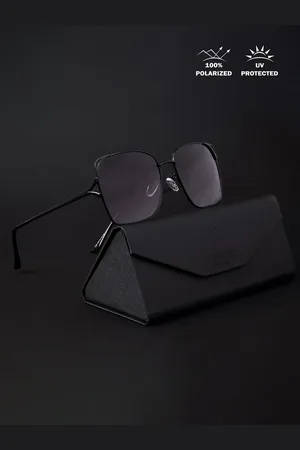 VOYAGE Unisex Lens & Square Sunglasses With Polarised And UV Protected Lens 1098MG4213