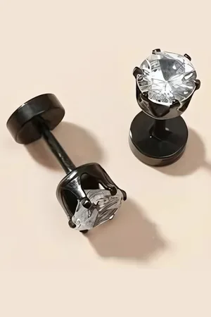 Roadster The Lifestyle Co Contemporary CZ Stuuded Studs Earrings