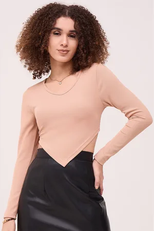 Mayra Women Cowl Neck Long Sleeves Cowl Neck Top
