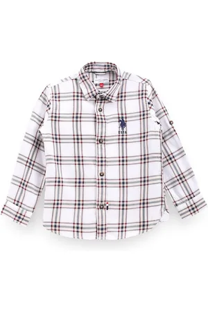Ralph Lauren Boys Classic Fit Tartan Checked Twill Casual Shirt