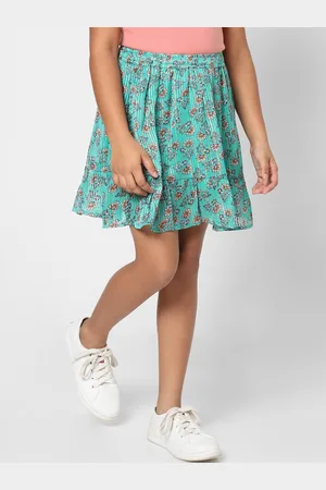 ONLY Girls Floral Printed Above Knee-Length Skirts