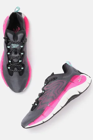 Reebok Women Charcoal Grey Solid Zig Kinetica II Running Shoes