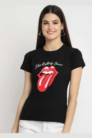 Corsica Women Graphic Printed Round Neck Cotton T-shirt