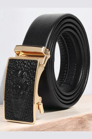 Mast & Harbour Men Black Formal Belt