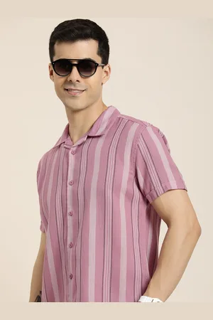 HERE&NOW Men Slim Fit Striped Casual Shirt