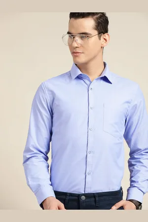 Invictus Men Textured Slim Fit Smart Casual Shirt