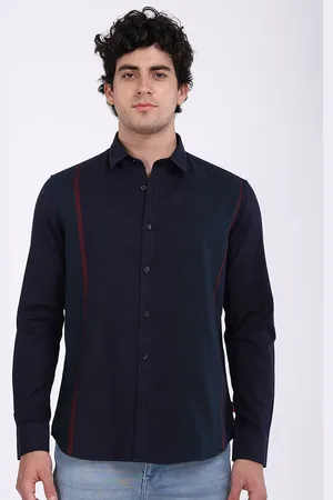 Indian Terrain Men Classic Slim Fit Opaque Casual Shirt