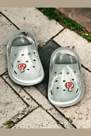 Lil Lollipop Kids Marble Look Anti-Slip Clogs