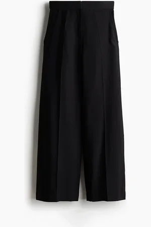 H&M Women Wide Slip-On Regular Fit Trousers