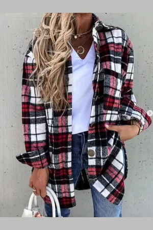 HERE&NOW Women Original Tartan Checks Opaque Checked Casual Shirt