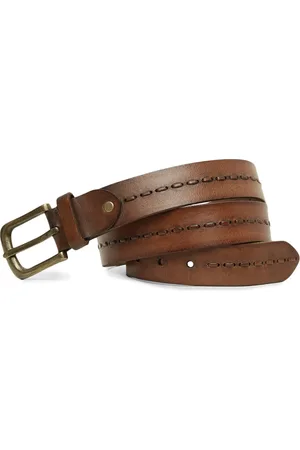 ART N VINTAGE Men Tang Closure Leather Belt