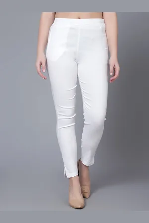 Bani Women Slim Fit Cigarette Trousers