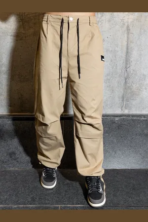 HERE&NOW Men Loose Fit Mid-Rise Cotton Jogger