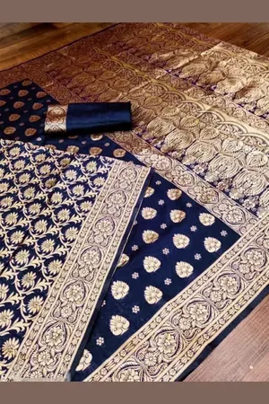 Saadhvi Woven Design Zari Pure Silk Saree