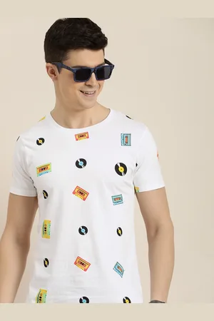 HERE&NOW Graphic Printed Pure Cotton T-shirt