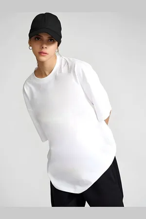 Moda Rapido Women Typography Printed Round Neck Cotton Oversized T-shirt