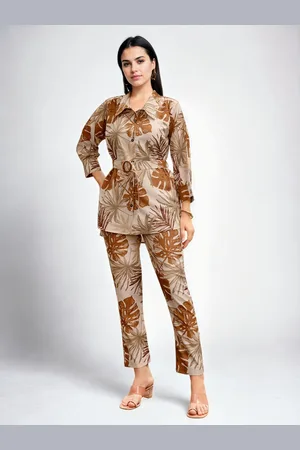 Moda Rapido Printed Shirt & Trousers Co-Ords