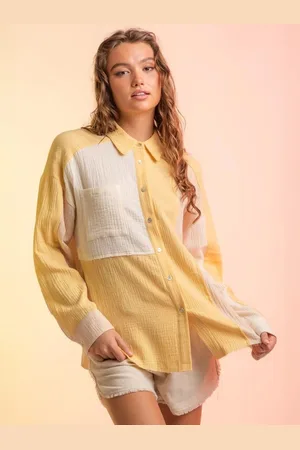 HERE&NOW Women Original Opaque Colourblocked Casual Shirt
