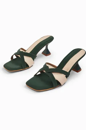 The Label Life Colourblocked Block Heels