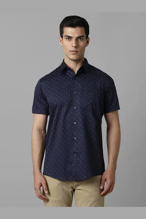 Louis Philippe Men Slim Fit Opaque Printed Casual Shirt