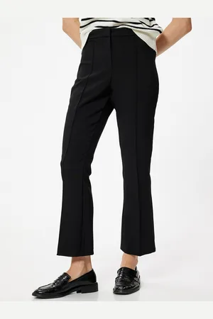 Koton Women Slim Fit Bootcut Trousers