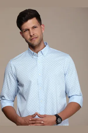 Nautica Abstract Printed Slim Fit Pure Cotton Casual Shirt