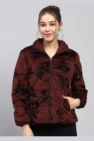Monte Carlo Women Floral Lightweight Outdoor Puffer Jacket