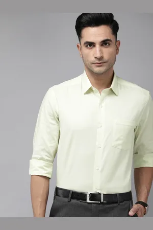 Arrow Men Original Slim Fit Self Design Pure Cotton Formal Shirt