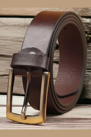 Provogue Men Textured Leather Formal Belt