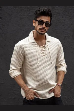 Powerlook Men Horizontal Stripes Opaque Casual Shirt