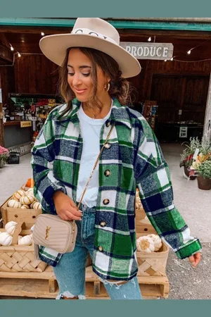 HERE&NOW Women Original Tartan Checks Opaque Checked Casual Shirt