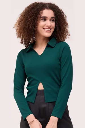 Mayra Women Shirt Collar Shirt Style Top