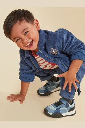 Mothercare Boys Solid Spread Collar Insulator Jacket