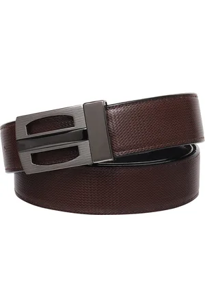 Provogue Men Textured Reversible Formal Belt