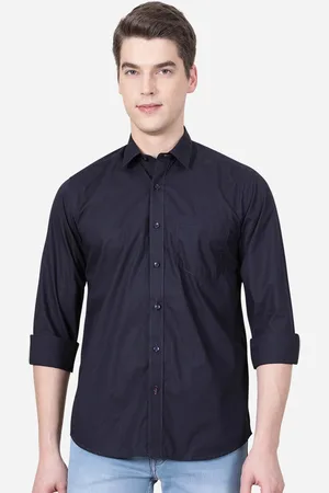 JADE BLUE Men Blue Slim Fit Printed Casual Shirt