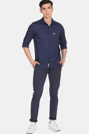U.S. Polo Assn. U S Polo Assn Men Blue Casual Shirt