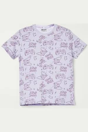 Lifestyle Boys Conversational Printed Pure Cotton T-shirt