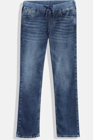 Ralph Lauren Boys Slim Fit Light Fade Stretchable Drawstring Jeans