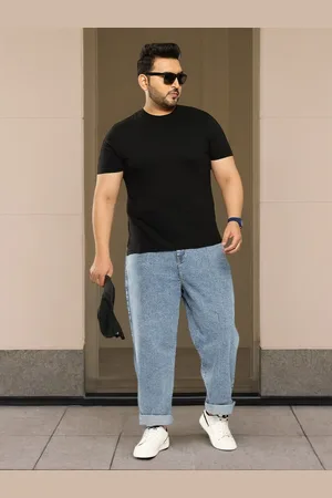 Sztori Men Plus Size Straight Fit Stretchable Jeans