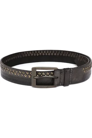 ART N VINTAGE Men Embellished Leather Belt