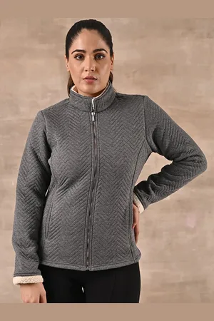 Lakshita Women Mock Collar Outdoor Quilted Jacket