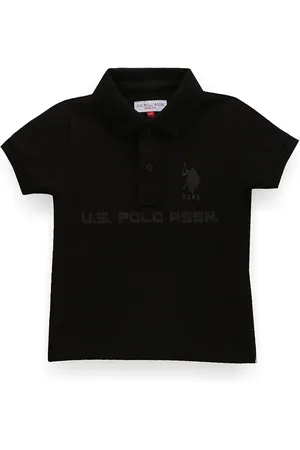 Ralph Lauren Boys Brand Logo Printed Polo Collar Pure Cotton T-shirt