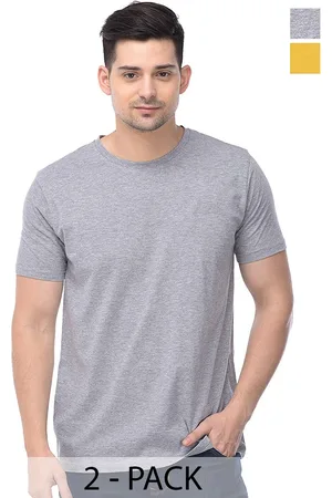 Color Capital Pack Of 2 Round Neck Cotton T-shirts
