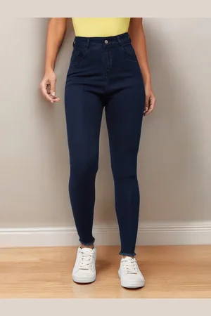 DOLCE CRUDO Women Skinny Fit High-Rise Stretchable Jeans