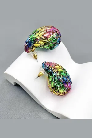 ZIVOM Oval Hoop Earrings
